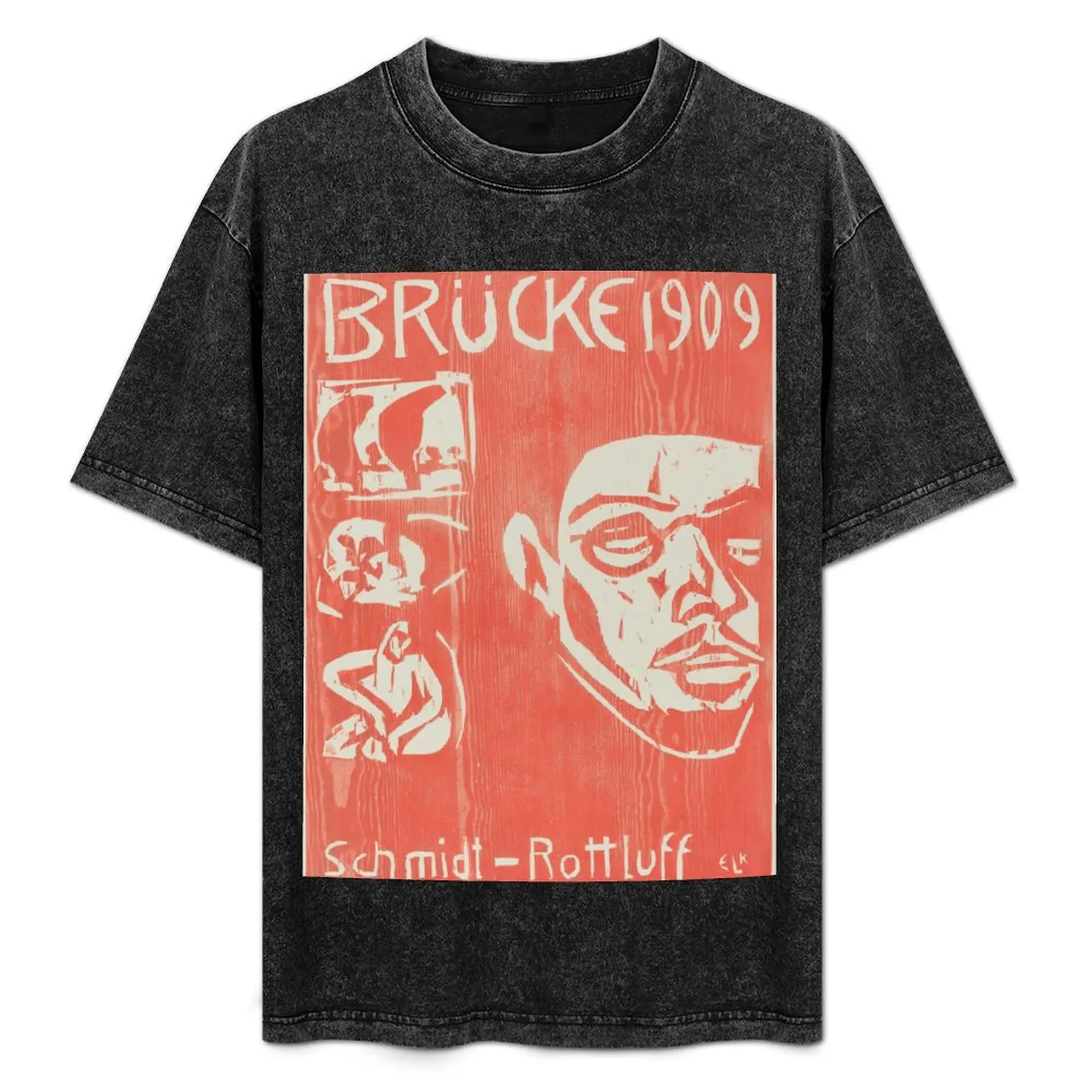 

Cover of the Fourth Yearbook of the Artist Group the Brucke (1909) by Ernst Ludwig Kirchner T-Shirt Breathable Travel T-Shirt