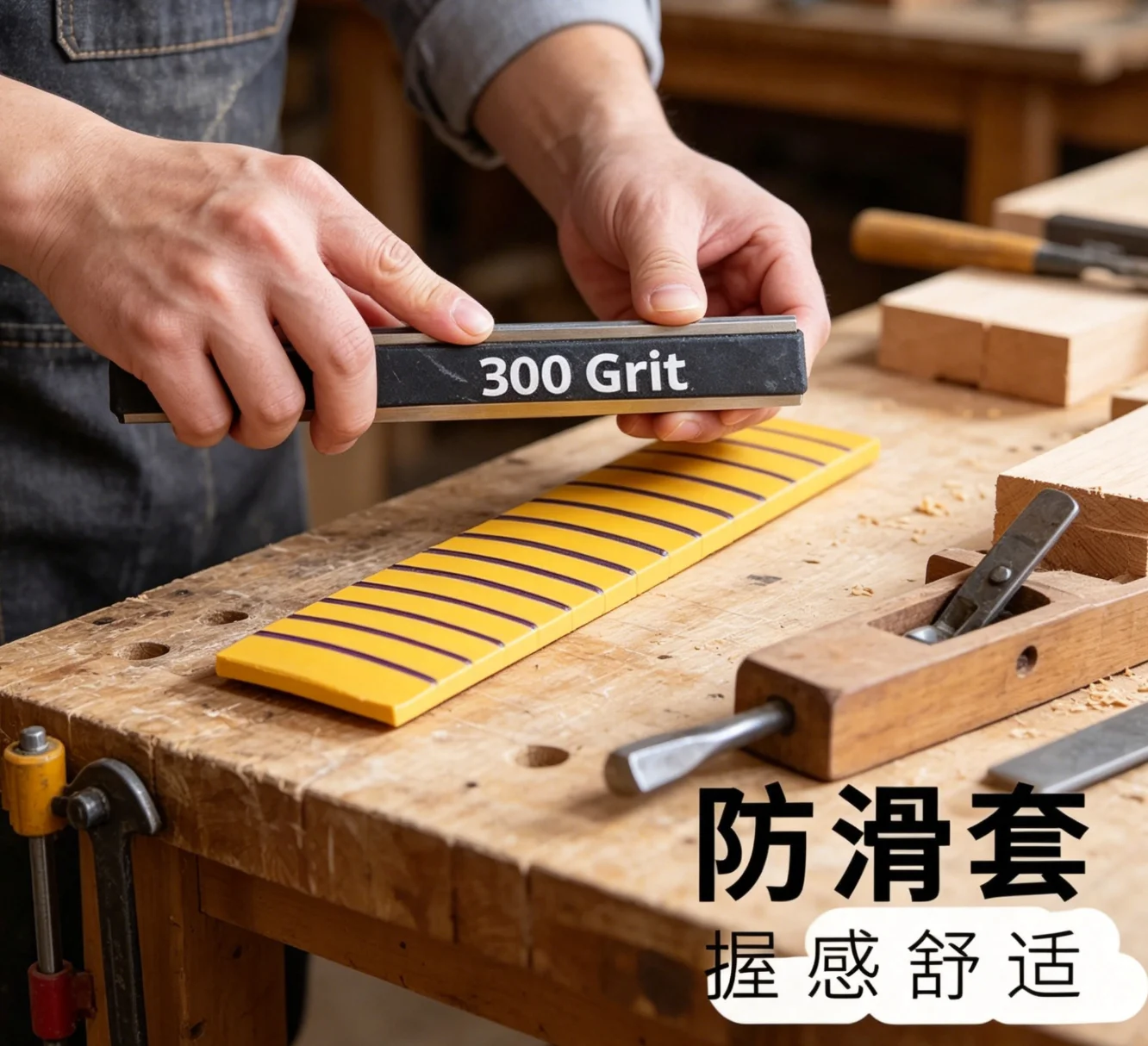Offset Z-slot Emery Silk File, High Hardness Abrasive Hand File for Metal Polishing & Trimming