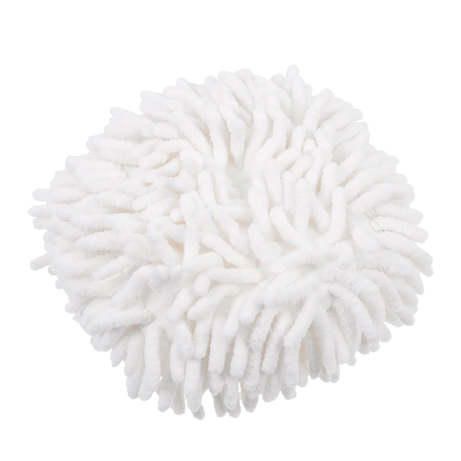 Hand Wiper Towel Ball-shaped White Creative Spherical Absorbent Chenille Quick Dry Handball