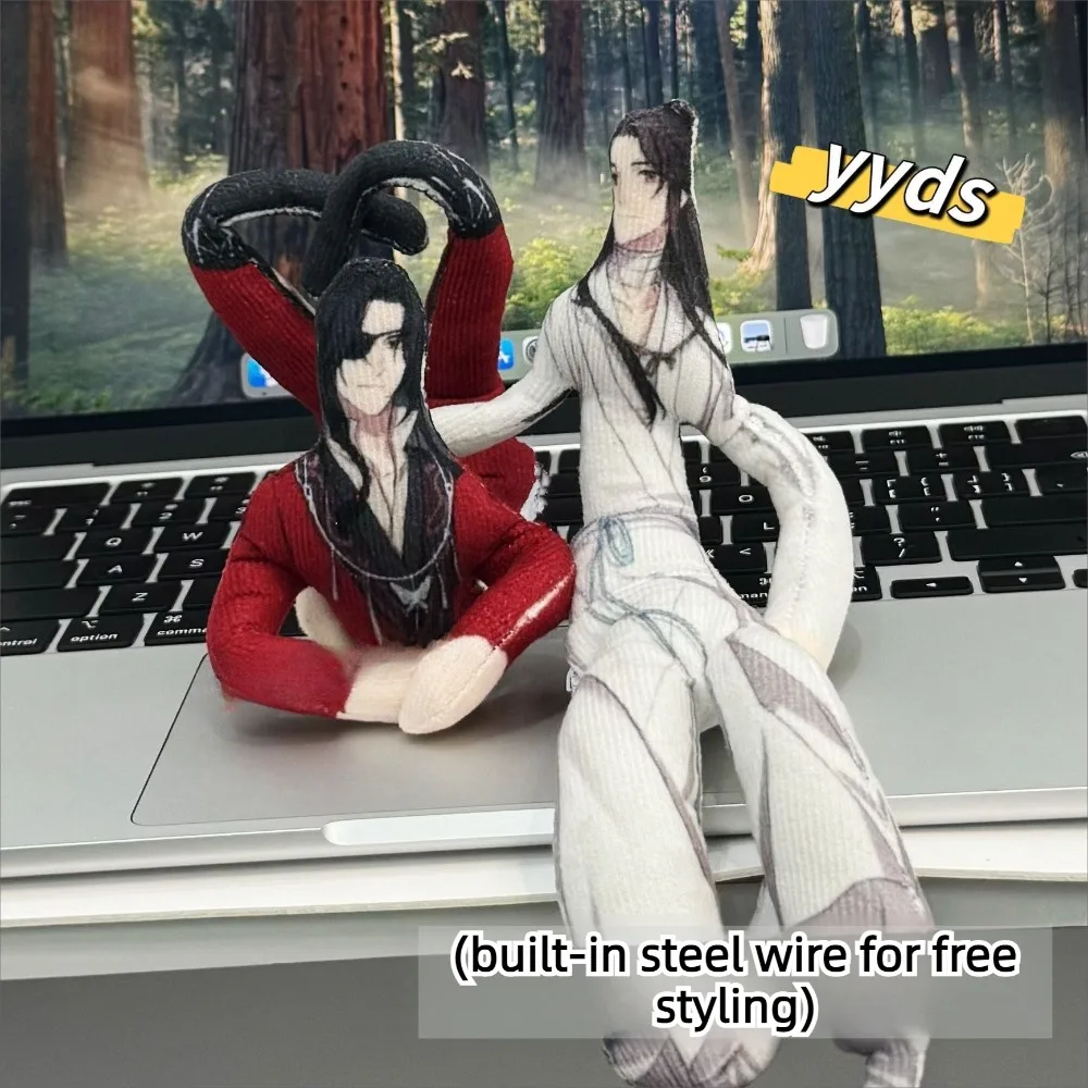 Merchandising de Anime Tian Guan Ci Fu, Muñeco de Alambre Flexible de Xie Lian y Hua Cheng, Linda Decoración de Escritorio, Regalo para Fanáticos del Anime, Coleccionable