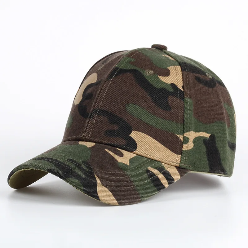 Camouflage Baseball Cap Duck Cap Adult Outdoor Golf Shade Hip Hop Cap Men's and Women's Baseball  Cap