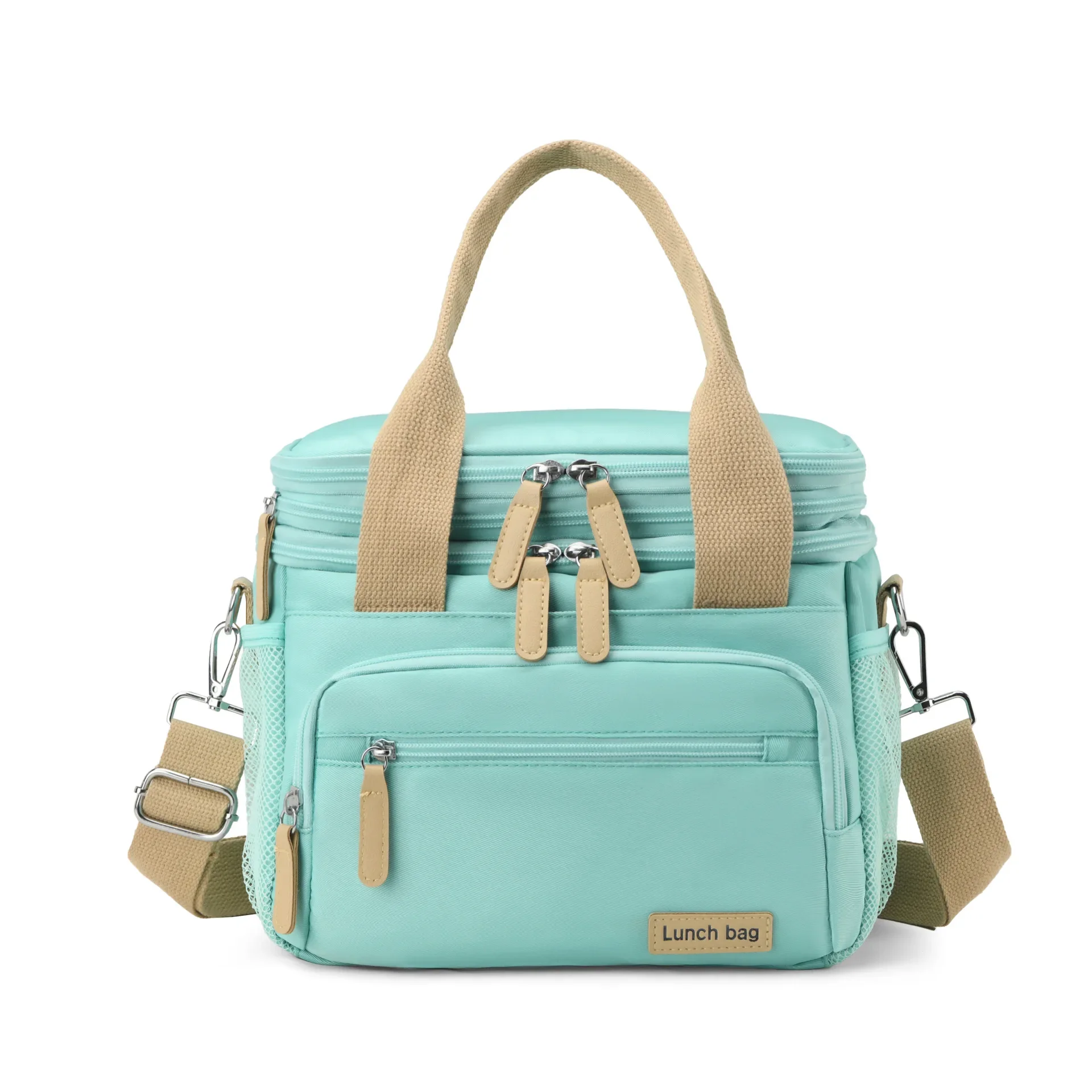 

Lunch Bag for Women Loncheras Para Mujer Insulated Dual Compartment Lunch Box Adult For Work Beach Picnic Hiking (15L)