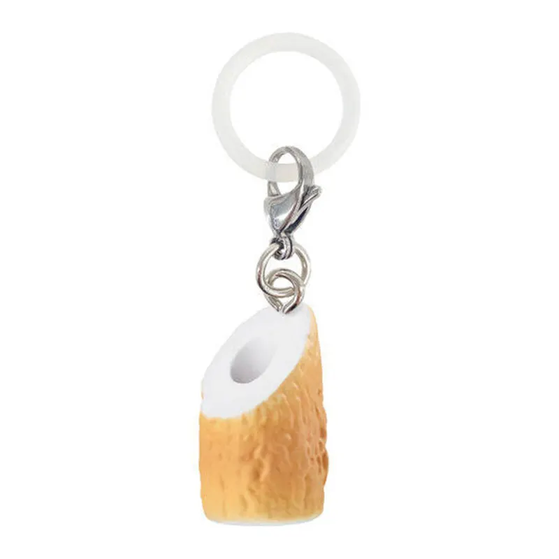 Bandai Gashapon Simulation Bento Food Shaped Charm Series 2 Mini Pendant Umbrella Bag Hanging Ornament Chikuwa Onigiri Broccoli - view 2