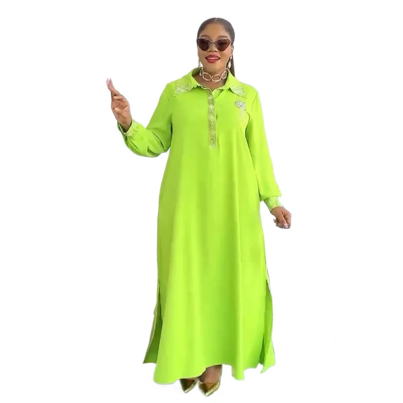 ชุดเดรสแอฟริกันสำหรับผู้หญิงไซส์ใหญ่ เสื้อผ้าแอฟริกัน ดาชิกิ อังการา ชุดตุรกี ชุดราตรีหรูหราสำหรับงานแต่งงานมุสลิม ชุดเดรสยาว