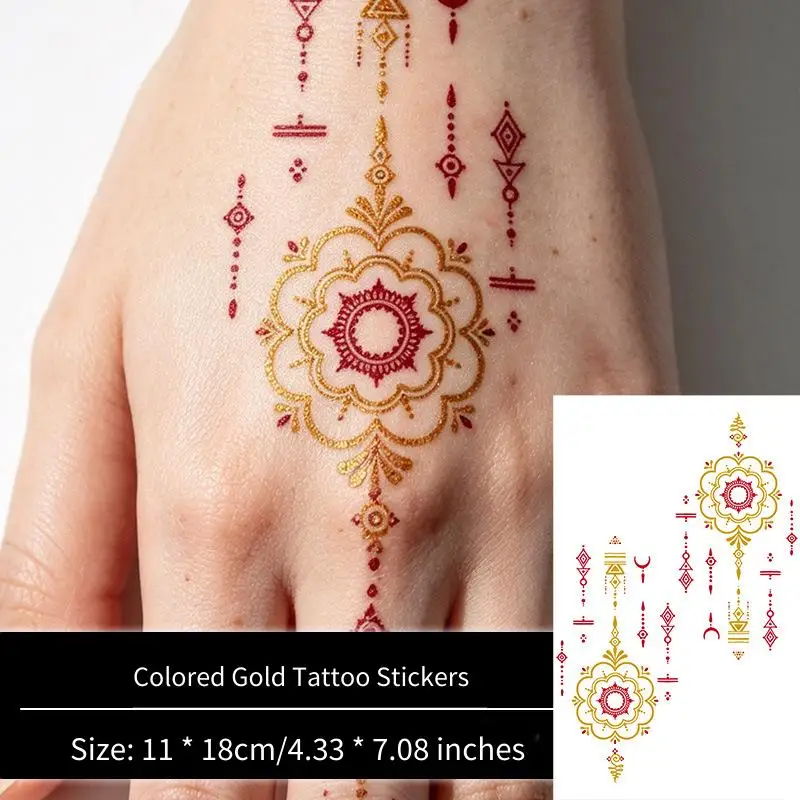 Tattoo Sticker Temporary Tattoo Waterproof Long Lasting Finger Body Art for Men Women