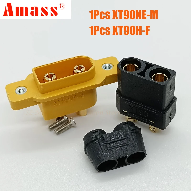 AMASS XT90NE-M XT90H XT90S Male/ Female Plug Socket Bullet Connectors Power Plug for RC Lipo Battery Quadcopter Multicopter