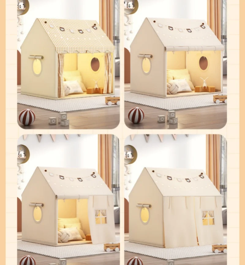 Boy Girl Indoor Princess Toy House Children Tent Cubby Kid Play Tent  Outdoor Picnic Small House Kid Birthday Gift Room Decor