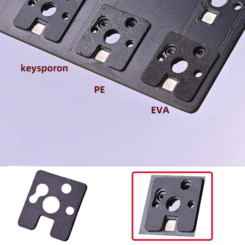 120pcs/lot Hot-swap Switch Silencer Cotton Mechanical Keyboard Shaft Underpad Keysporon PE EVA Switch Pads Switch Buffer Foam