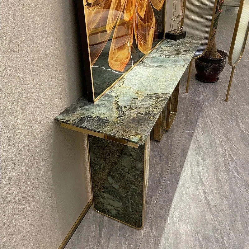 X-S  light luxury entrance platform simple villa living room entry end view platform HG
