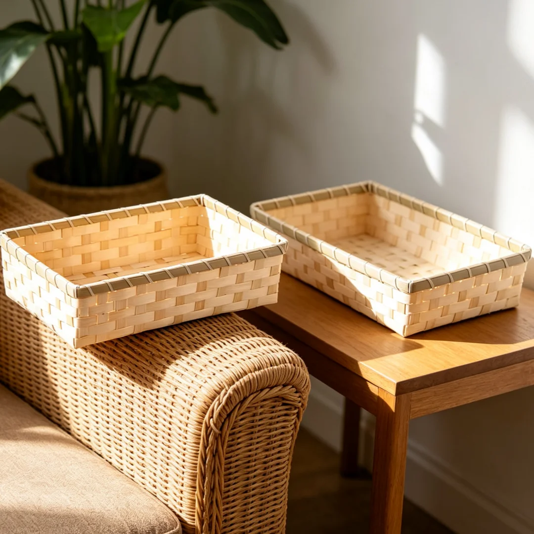 Cost-effective 30 Various Shu Puer Small Tea Cake Storage Box Pu'er Storage Basket Pu Erh Hand Knitting Box China Droshippin