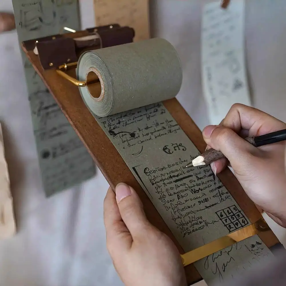 الرجعية مذكرة الوسادة مشبك لوح يمكن المسيل للدموع ملاحظات لاصقة ورقة مذكرة مجلس كليب مذكرة ورقة المسيل للدموع غير لزجة فارغة مذكرة خشبية الوسادة