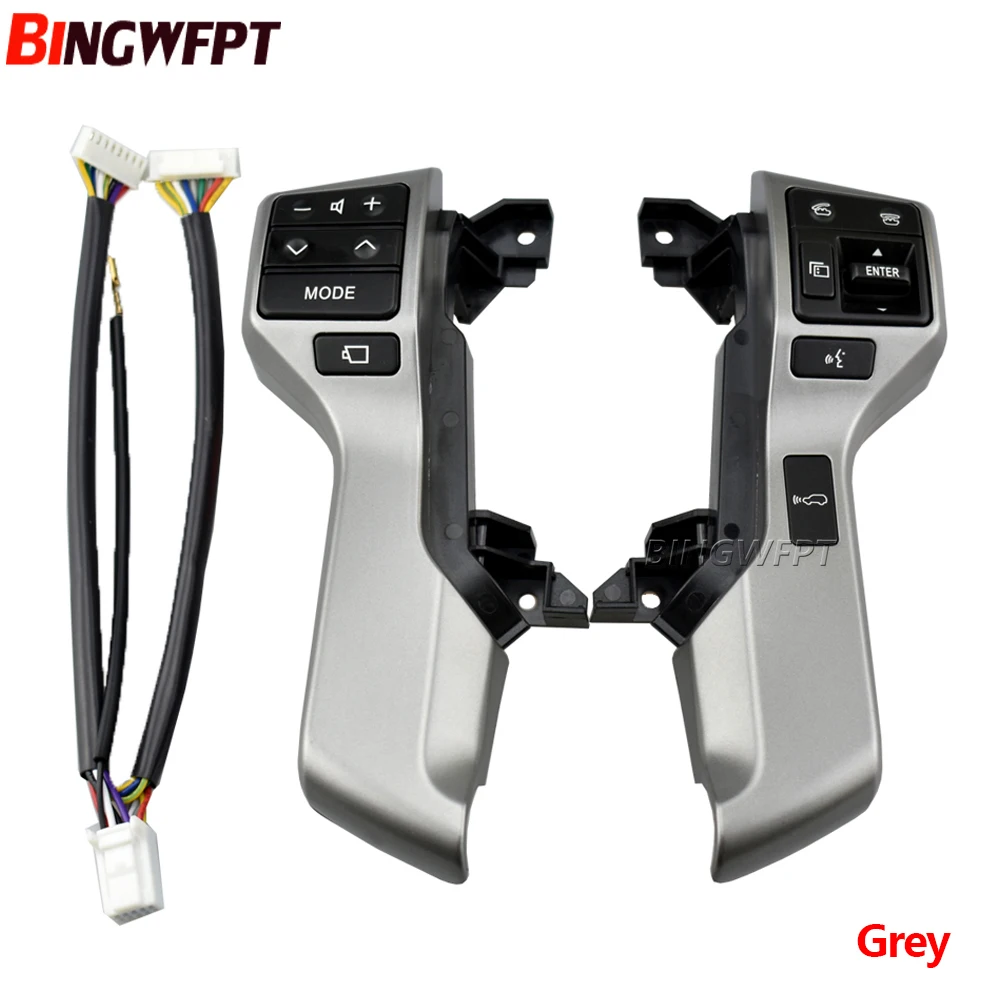 84250-60180 8425060180 Multifunction Steering Wheel Control Switch with cable for Toyota Land Cruiser Prado GRJ150L10-13