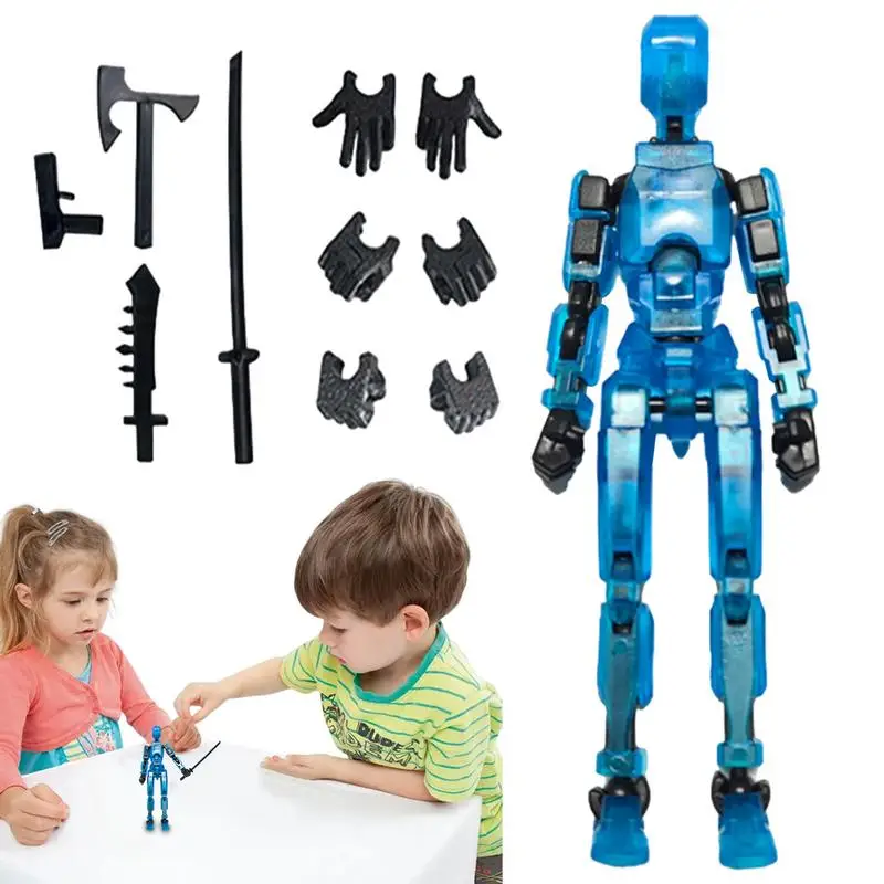 3D Printed Action Figure Multi-articular Action Figures & Robot Mechanical Doll Multi-articular Mechanical Doll For Desktop