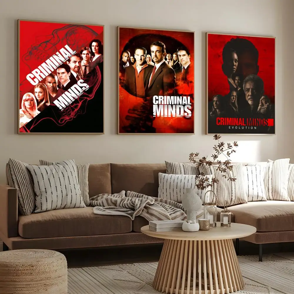 TV Series Criminal Minds Poster HD Modern Aesthetic Wall Prints, Stylish Home Decor for Living Room Bedroom