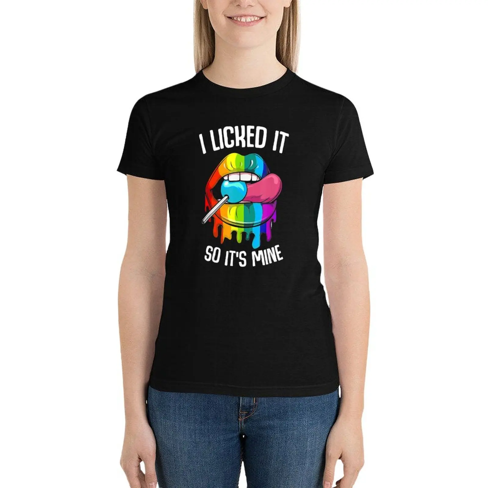 T-shirt LGBT Pride I Liked it So It's Relief pour femme, vêtement rigolo et mignon