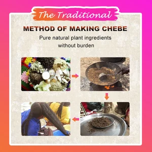 Afrikanisches afrikanisches Haarpulver, 100% natürlich, superschnelles Haar, Anti-Cabelo, Pause, lokale Zutaten mit modernem Handwerk, 100g 9 Hauptverkaufspulver von Chebe - №8