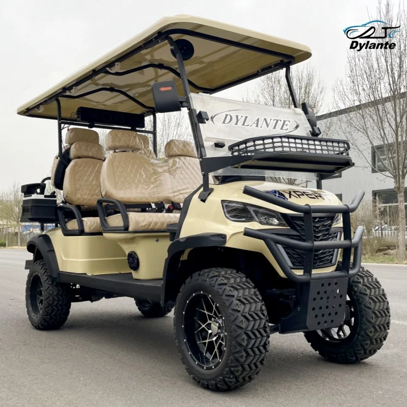 

Умный высококачественный электрический автомобиль для гольфа, Bluetooth-динамик, красочные сиденья, четыре дисковых торможения, независимая подвеска, охотничий автомобиль