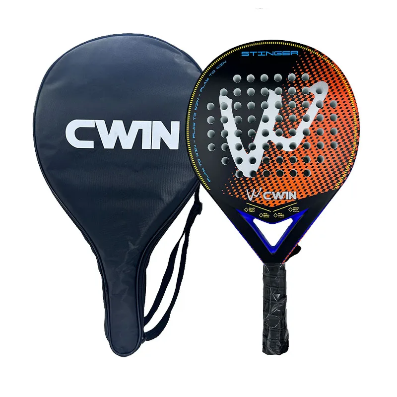 

Camewin Paddle Racket Adult Prefessional Carbon Fiber Soft EVA Face Tennis Paddle Racquet Racket with Padle Bag Cover 2024 New