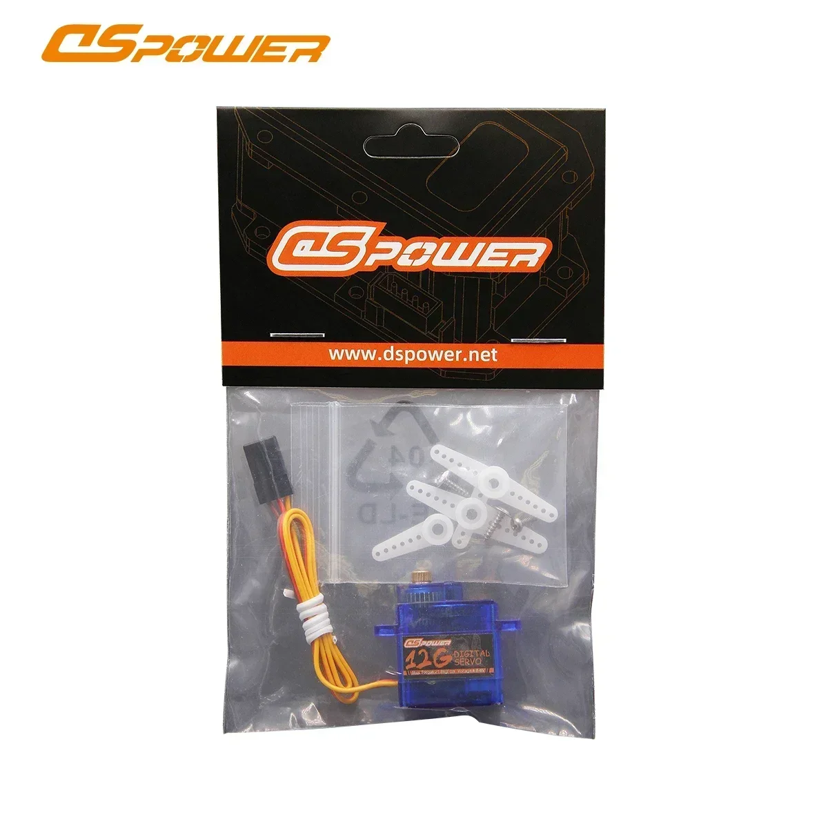 DSpower 12G Metal Gear Waterproof Digital Servo 1.8kg Torque 4.8-6V for RC Mini Car Truck Boat Robot Plane Wltoys Upgrade Parts
