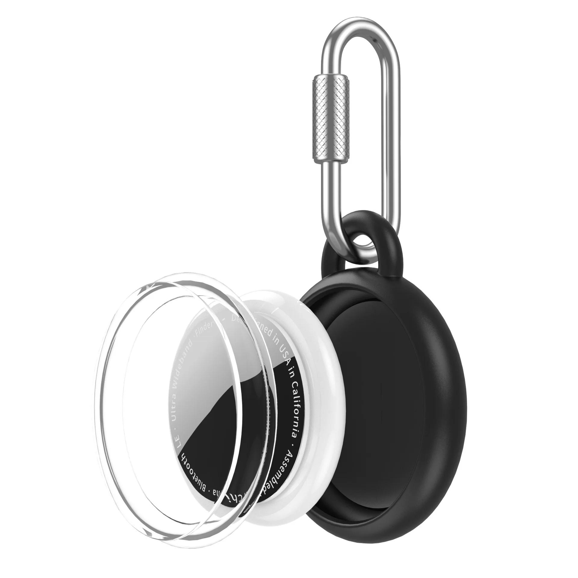 Eayburst TPU Wasserdichte Hülle für Apple Airtag Halterung Stoßfest Anti-Verlust Schlüsselanhänger Airtags Zubehör für Schlüssel Taschen Gepäck Haustiere – Detail 11