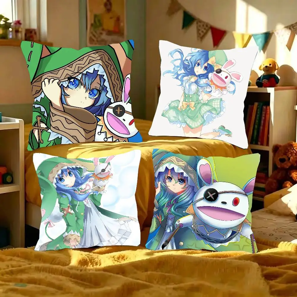Anime Himekawa Yoshino Pillow Case Fashion Square Pillowcase Bedroom Sofa Room Ins Decoration Leisure
