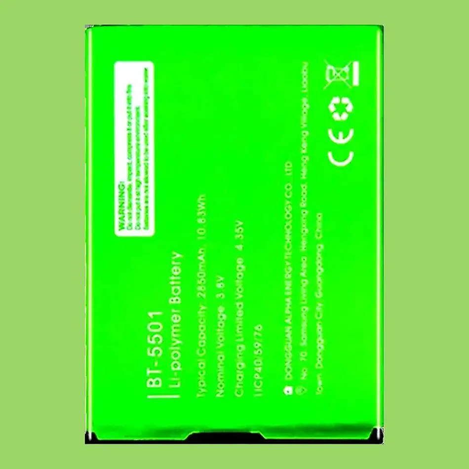 

BT-5501 Mobile Phone Battery High Capacity For Leagoo M 9 M9 M10 10 2850Mah