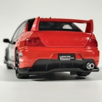1:32 Mitsubishi Lancer Evolution EVO Supercar Metal Alloy Diecast Model Car Library Interior Decoration Trendy Toys Ornament Boy