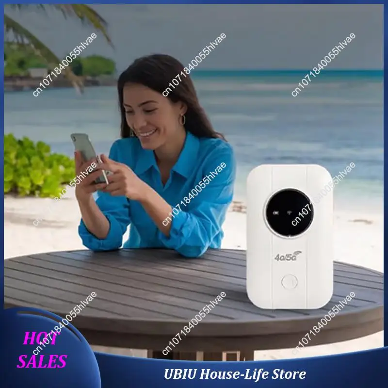 جهاز توجيه مودم 2X LTE 4G 5G، نقطة اتصال 300 ميجابت في الثانية ما يصل إلى 10 أجهزة، فتحة بطاقة SIM، بطارية 2100 مللي أمبير في الساعة، للسفر، رحلة عمل - أفضل بيع