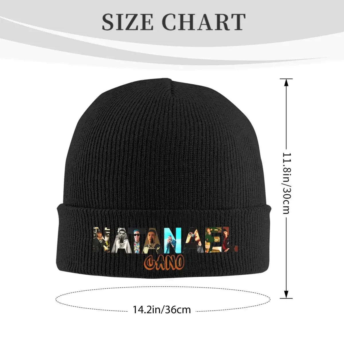 Natanael Cano Sticker Knit Hat Beanies Winter Hats Warm Casual Asethetic Art Caps Men Women