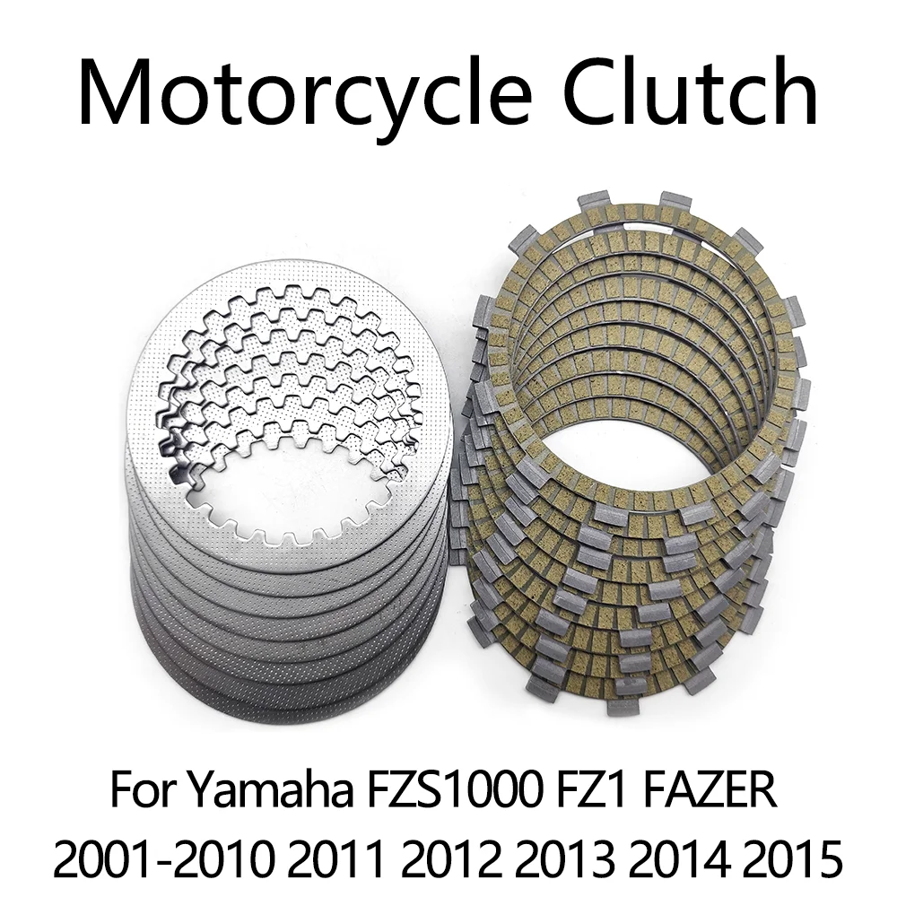 

For Yamaha FZS1000 FZS 1000 FZ1 FAZER 2001-2014 2015 Motorcycle Accessories Engine Parts Clutch Plate Friction Disc Plate Kits