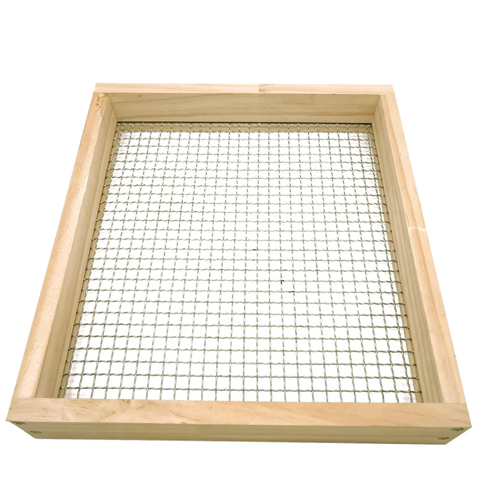 Soil Sifter Garden Compost Sifter Manual Rock Strainer Reusable Mesh Compost Screen for Gardening Projects