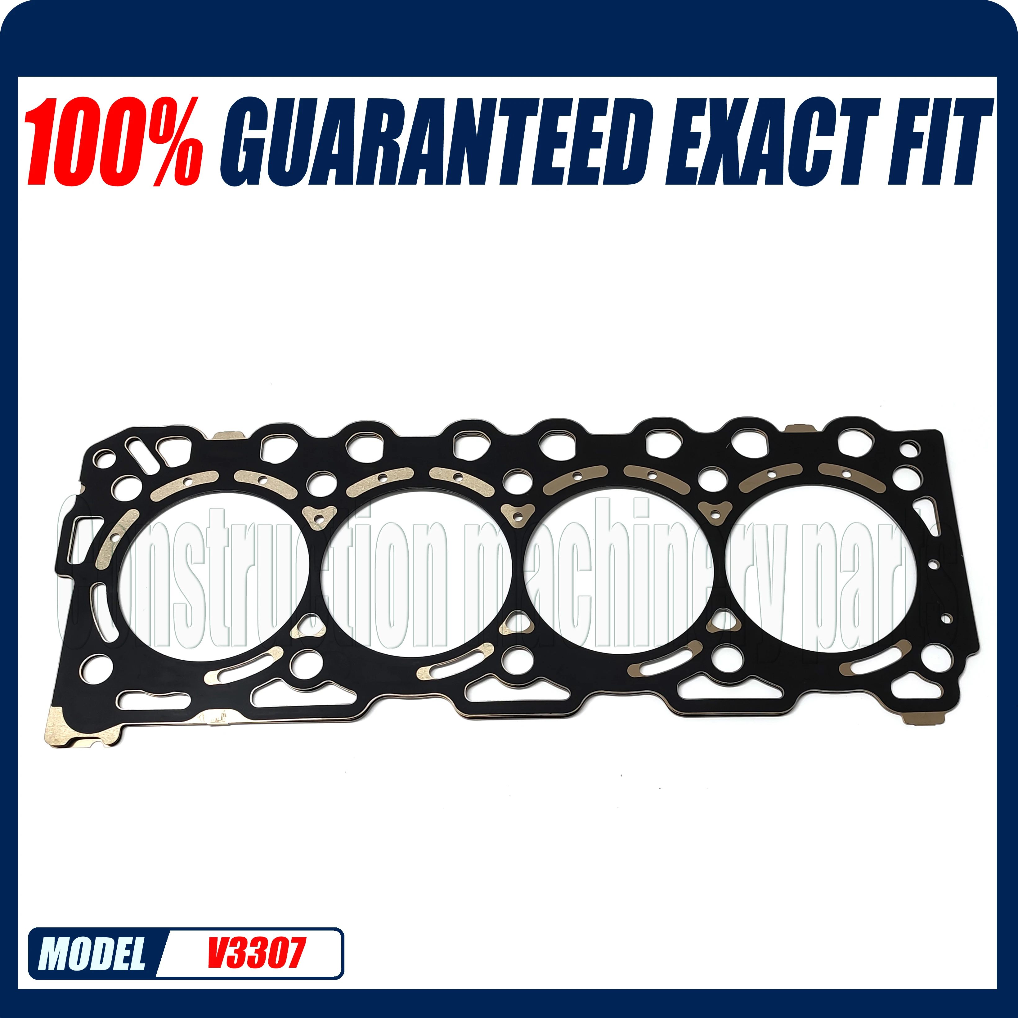 

New Stainless Cylinder Head Gasket For Bobcat T650 S630 Loaders Kubota V3307 V3307T