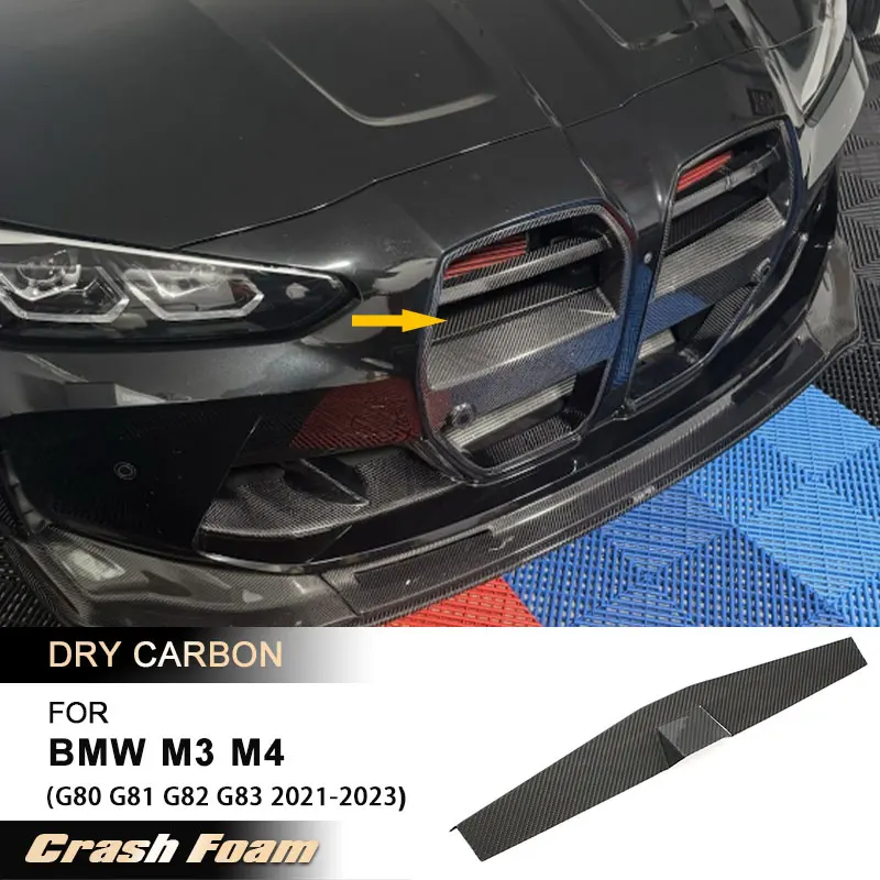 

Car Front Bumper Crash Foam Cover for BMW G80 G81 M3 G82 G83 M4 2021-2023 Racing Front Grill Back Foam Trim Prepreg Dry Carbon