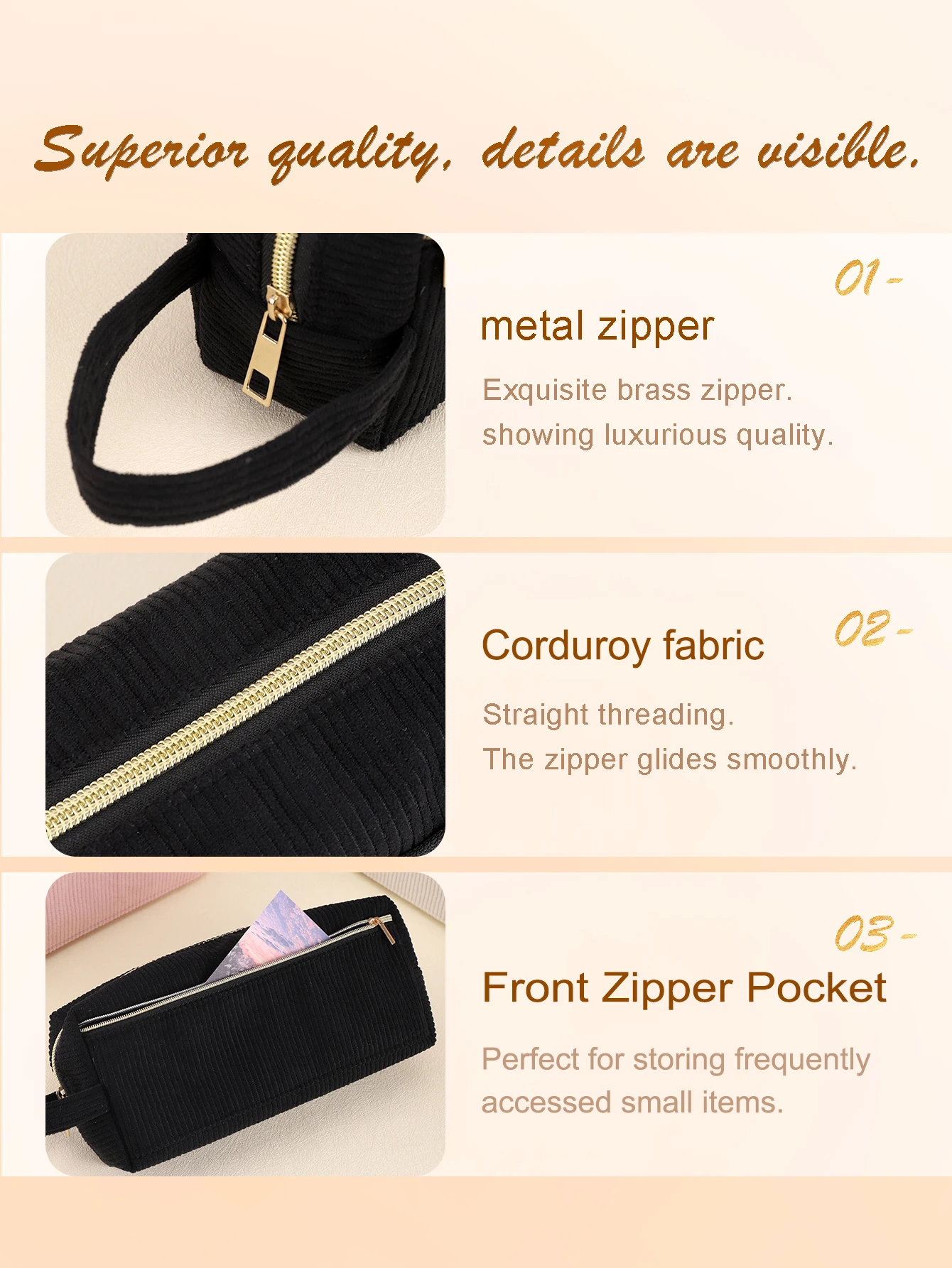Astuccio in velluto a coste co - Stationery recensione e prezzo