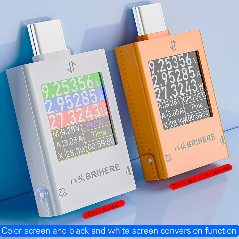 B10 DC 4.5-50V Type-c Multi-function Digital Display DC Voltage Ammeter Power Meter Cell Phone Charging Tester 600W 12A Max image 6