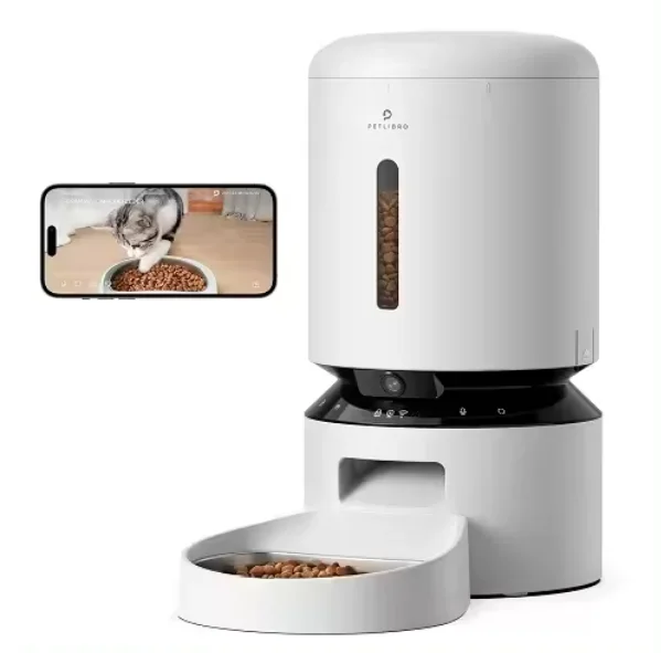 Hot Selling Large Capacity Automatic Cat Feeder Intelligent Pet Food Dispenser, Intelligent 5G WIFI Dog Feeder Controlled By APP