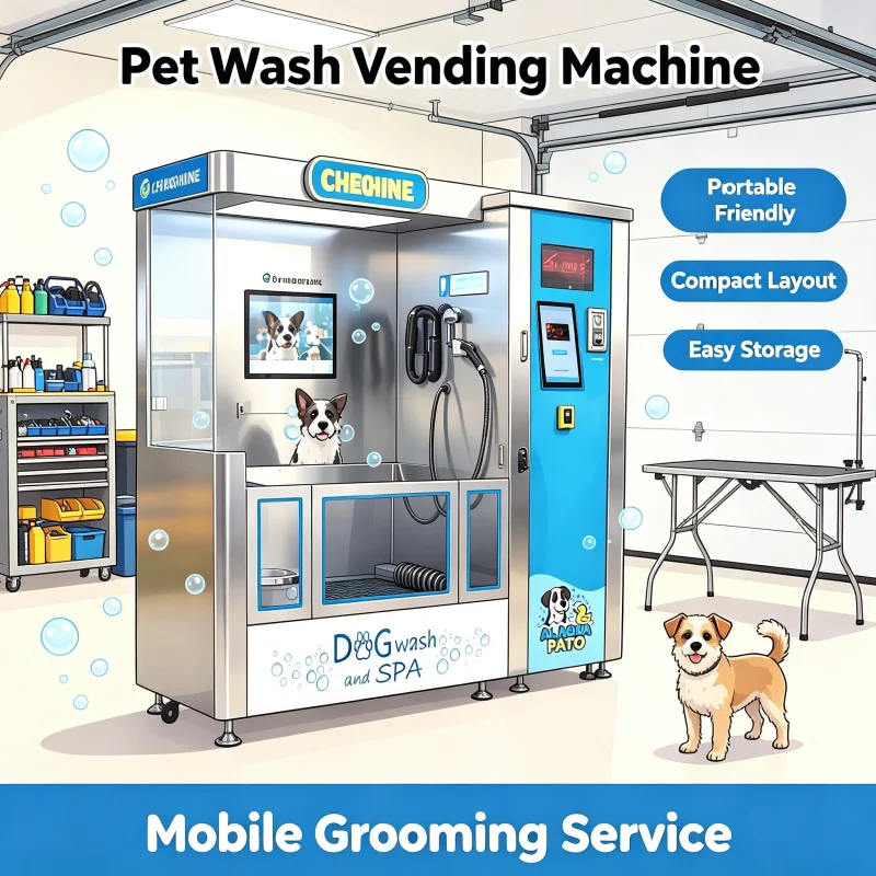 Dog Wash Vending Machine Coin Operated Pet Grooming Station For Pet Boarding House Commercial Business Wholesale