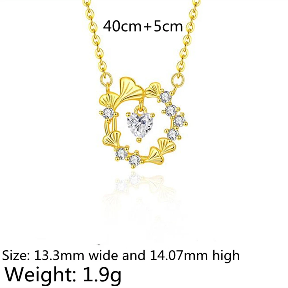 

S925 Sterling Silver Three Lives Three Worlds Necklace for Women Niche High-End Cubic Zirconia Heart Pendant Jewelry
