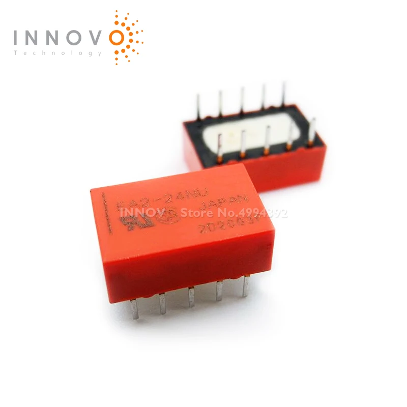 

5pcs/lot EA2-24NU Signal Relay 24V DPDT 1A EA2 Series Through Hole Non Latching Free shipping New original