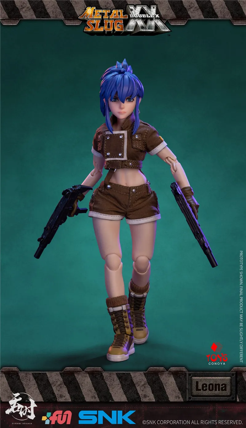 【2024 Q4】TUNSHI STUDIO TS-012 1/12 Leona Heidern Action Figure Metal Slug XX 14.5cm Female Soldier Figurine Model Collectible