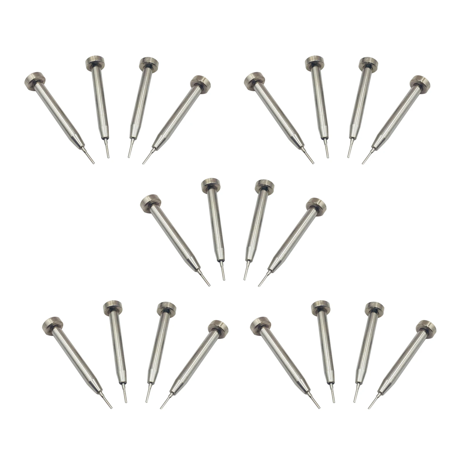 20Pcs Watch Repair Tool Pin Punch 0.8mm Watchmaker Spare Parts Metal Tip Watch Band Strap Bracelet Link Pin Remover Repair Tools