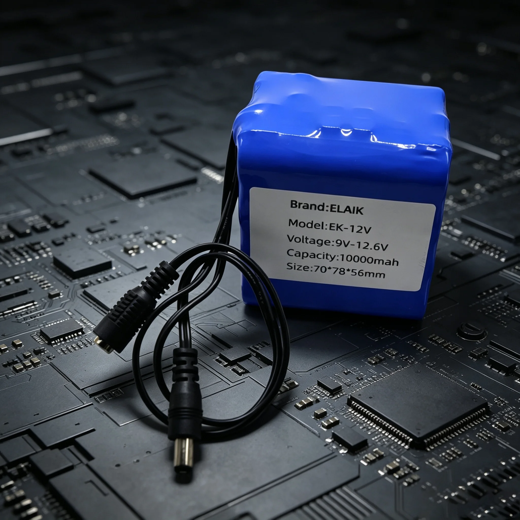 12V18650 battery pack 5000/7500/10000mah rechargeable lithium-ion battery for CCTV camera monitor LED light backup power+charger