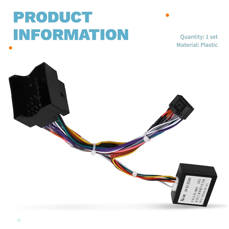 ل VW 16P Android-Navig محول لكابل طاقة السيارة VW-RZ-08 مع صندوق بروتوكول Canbus #6