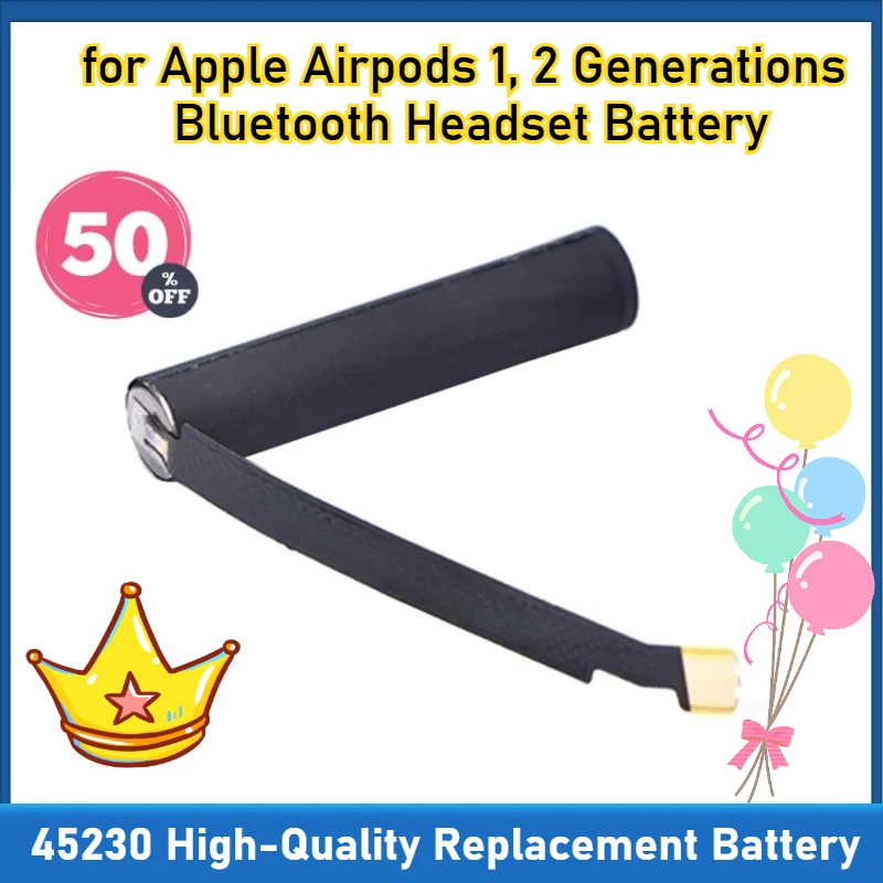 

45230 Replacement Battery for Apple Airpods 1, 2 Generations and Pro Bluetooth Headset Batteries