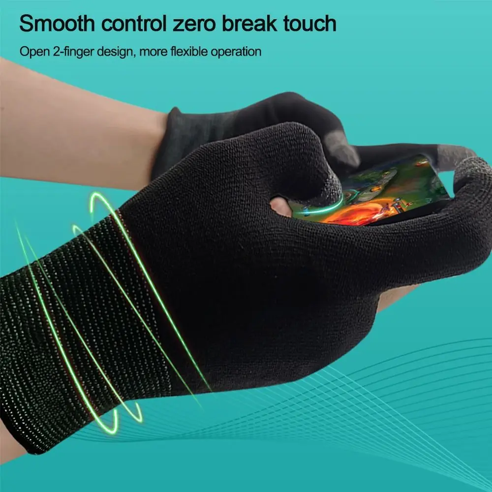Sweat Proof Finger Sleeves Hand Cover Game Controller Fingertips Gloves Cover Phones Game Controller Gaming Gloves