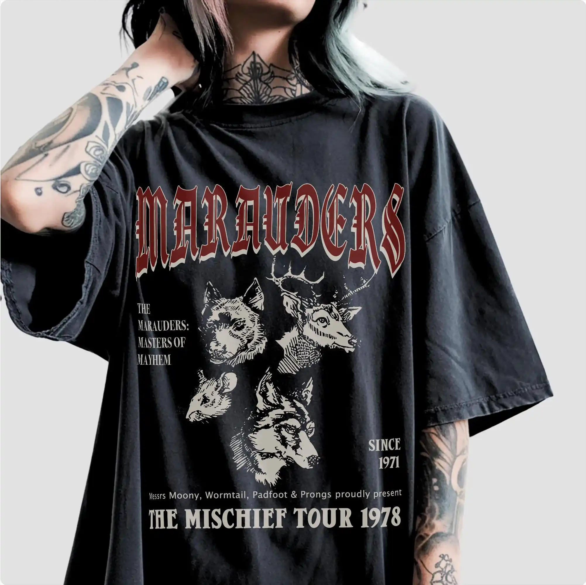 70s Wizards World Tour Tee   Bookish Shirt - ATYD T-Shirt