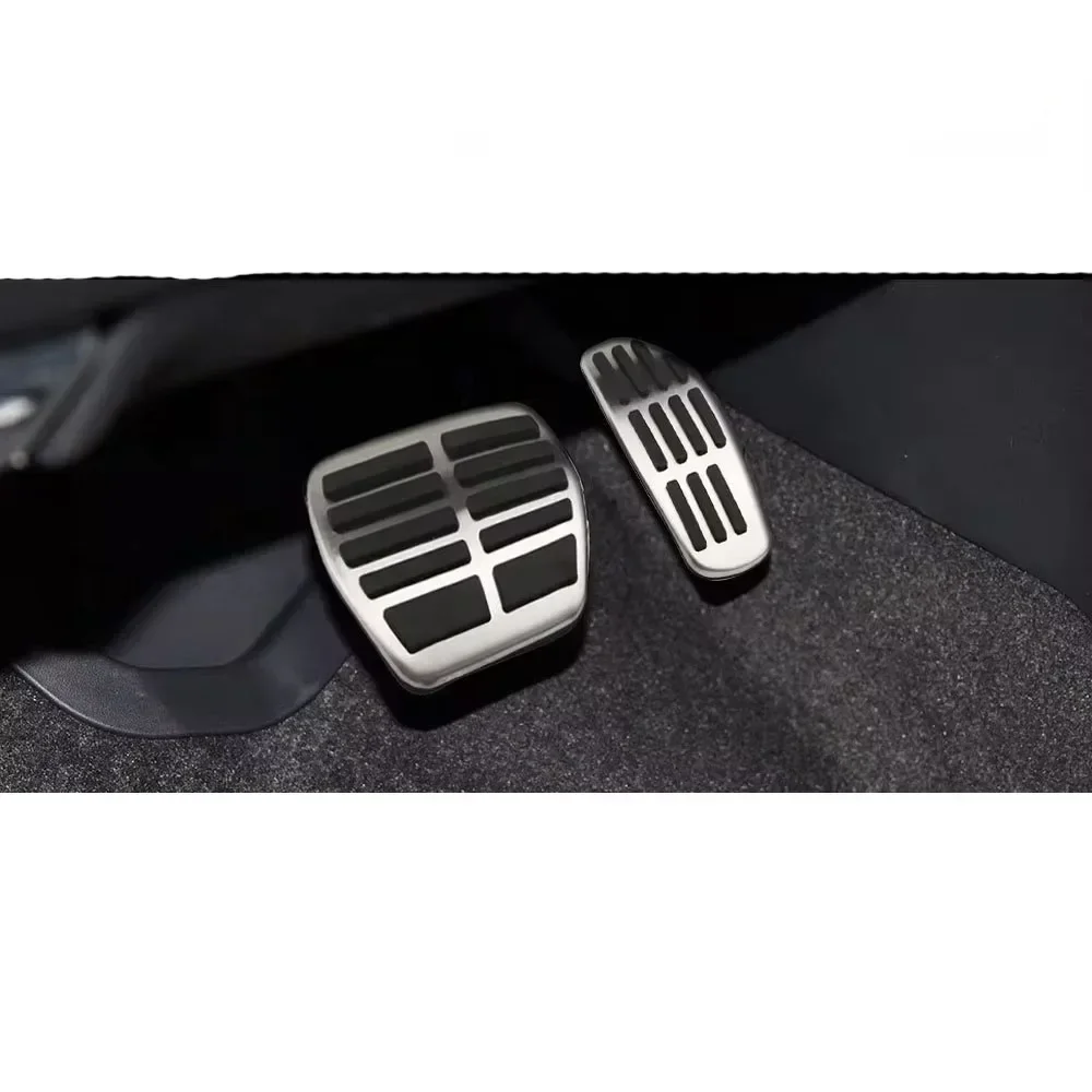 Car Foot Pedals For Renault Samsung SM6 2015~2022 Stainless Steel Accelerator Fuel Brake Non-slip No Drilling Alloy Covers Parts
