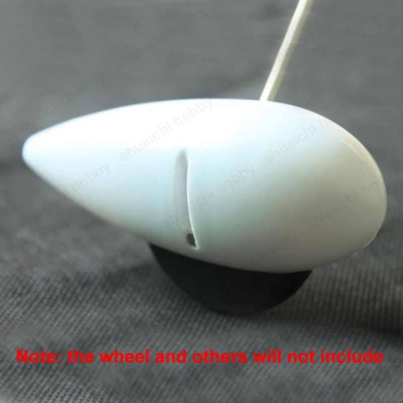 1 paire de pantalons de roue de train d'atterrissage, faible résistance, couvercle de Protection de 100mm de longueur, ouverture 42x18mm pour pièce de rechange d'avion modèle RC