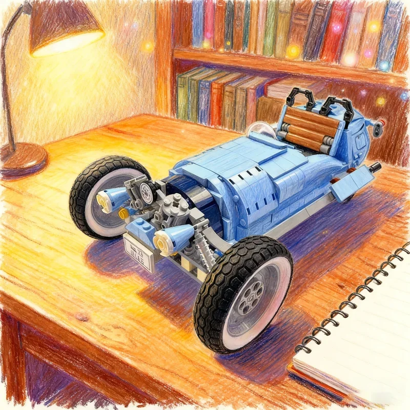 646pcs-moc-morgan-three-wheeler-icons-model-building-blocks-construction-christmas-gifts-toy-diy-education-creative-idea
