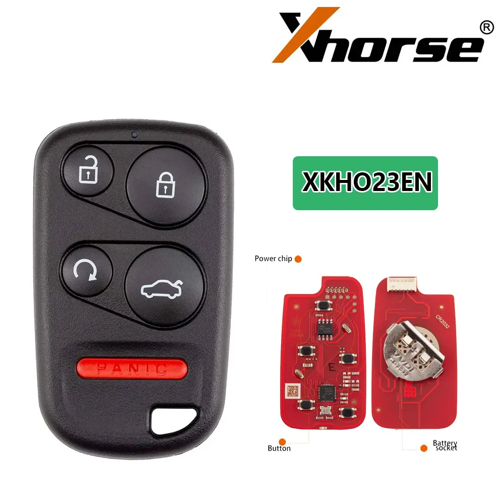 

Xhorse XKHO23EN Universal Remote Key 2nd Generation for Honda Type Wire Remote Key 4 Buttons for VVDI MINI English Version